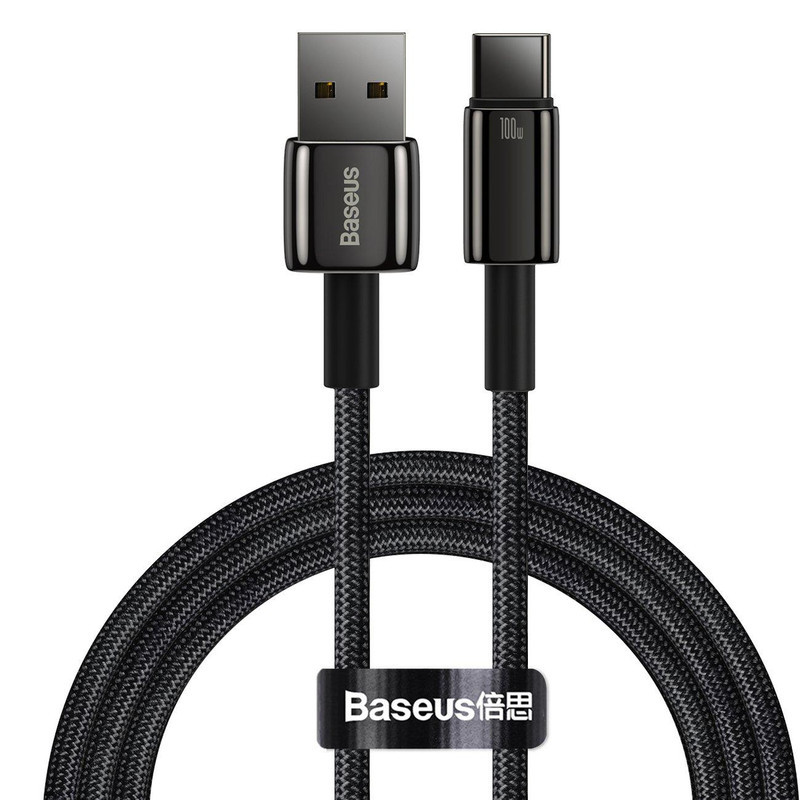 کابل USB به USB-C باسئوس مدل Tangstan New Pack طول 1 متر