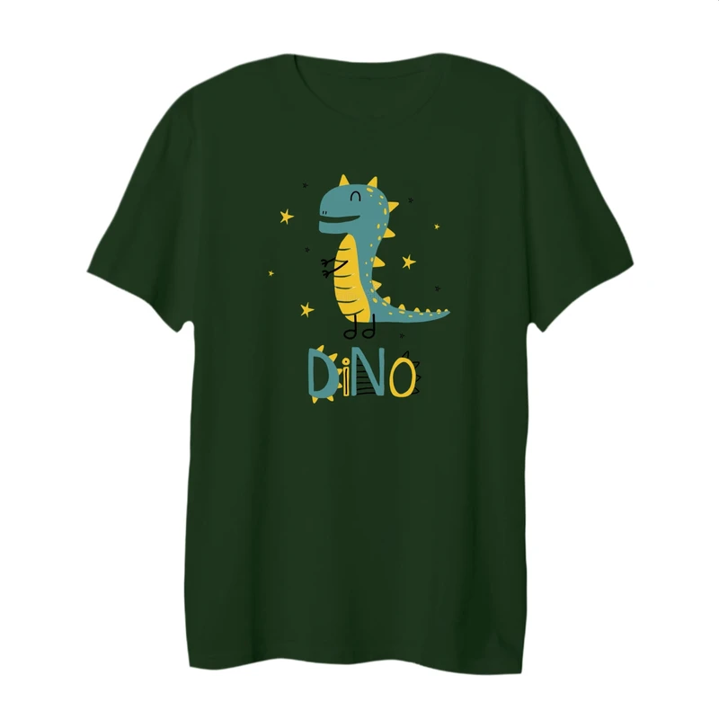 تی شرت لانگ آستین کوتاه زنانه مدل دایناسور کد 4