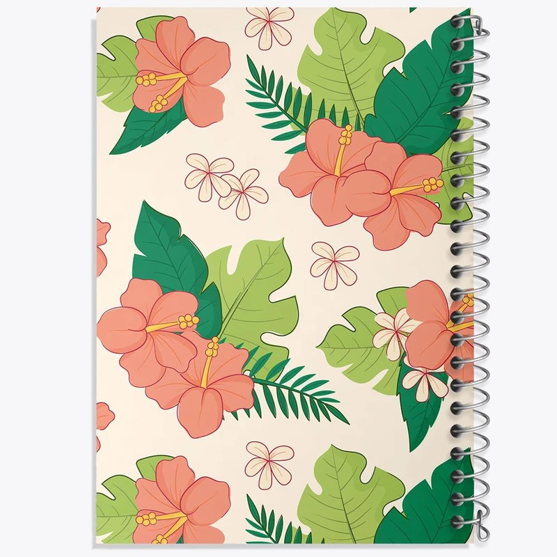 دفتر مشق 100 برگ خندالو طرح گل گلی کد 29003