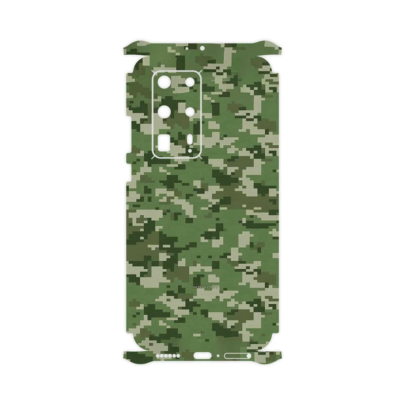 برچسب پوششی ماهوت مدل Army_Green_Pixel-FullSkin مناسب برای گوشی موبایل هوآوی P40 Pro Plus