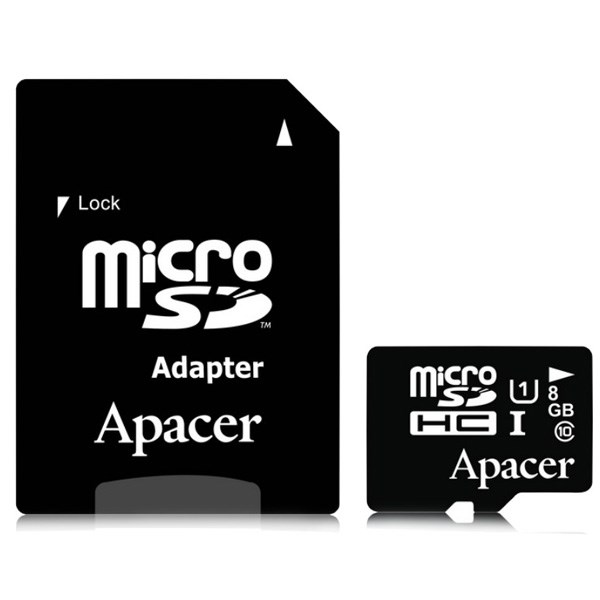 کارت حافظه ی اپیسر microSDHC 8GB UHS-I Class10 With Adapter