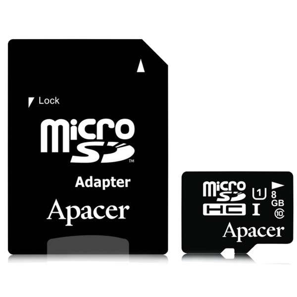 کارت حافظهی اپیسر microSDHC 8GB UHS-I Class10 With Adapter کارت حافظهی اپیسر microSDHC 8GB UHS-I Class10 With Adapter