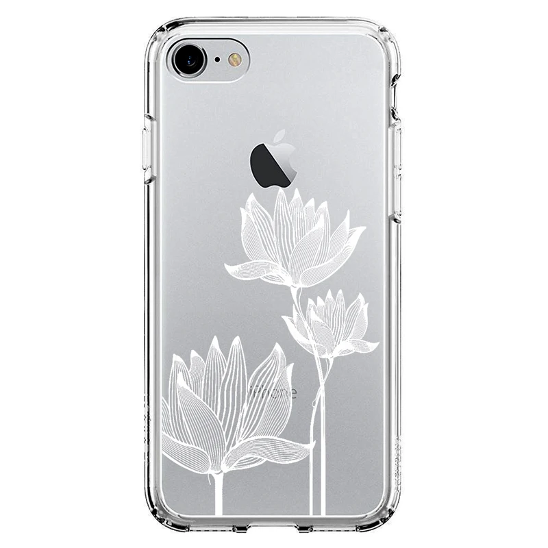 کاور مگافون طرح گل مدل C47-W مناسب برای گوشی موبایل اپل Iphone SE 2020 / SE 2