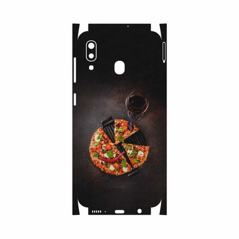 برچسب پوششی ماهوت مدل Pizza-FullSkin مناسب برای گوشی موبایل سامسونگ Galaxy A30