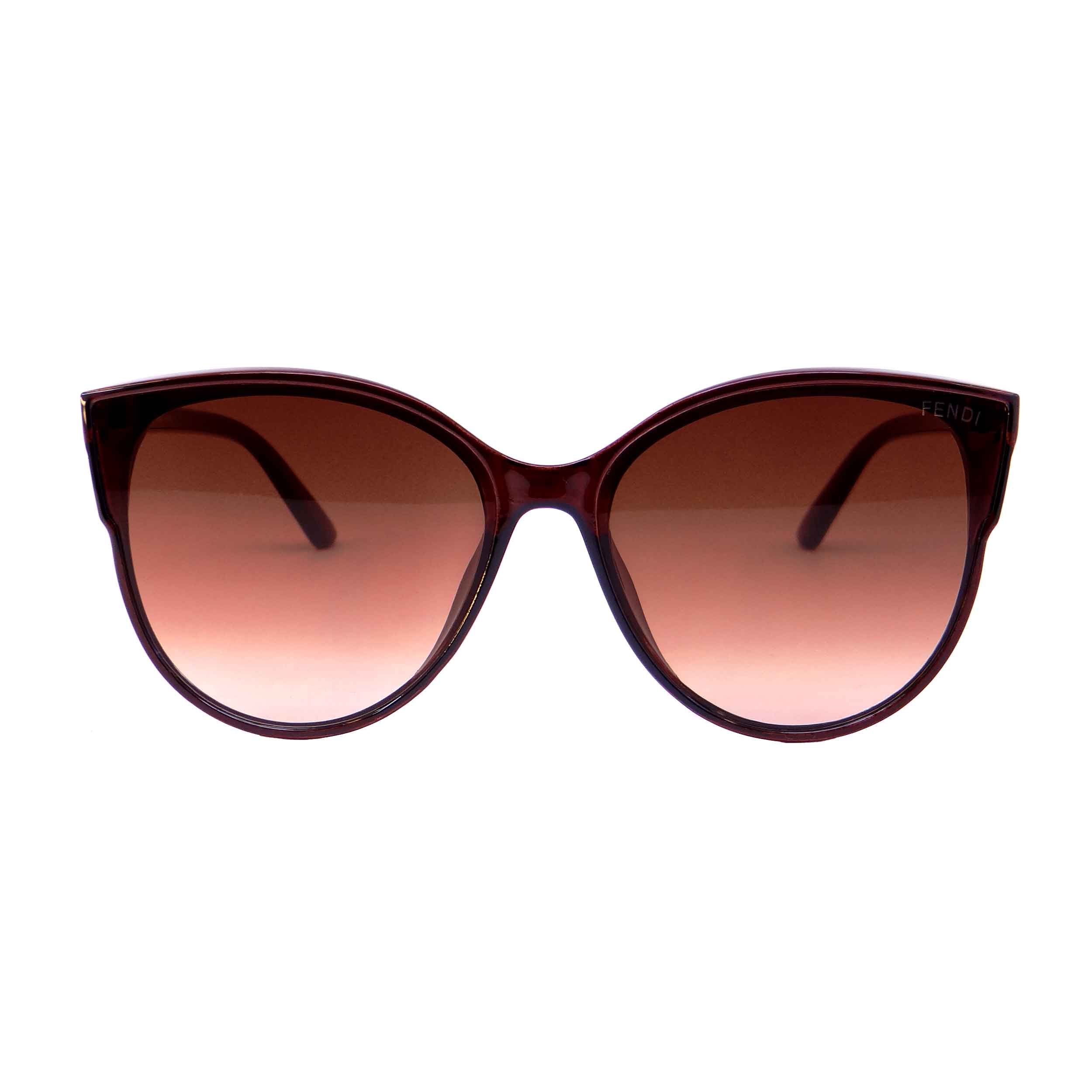 عینک آفتابی زنانه  مدل 9908 رنگ قهوه ای