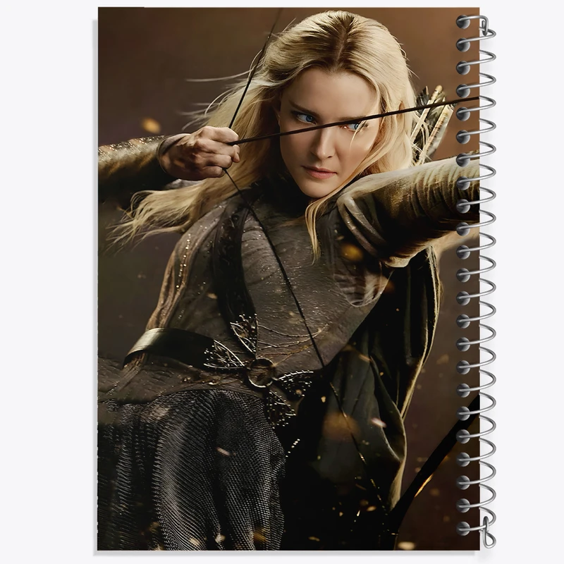 دفتر مشق 100 برگ خندالو طرح حلقه های قدرت (The Rings of Power) کد F5973