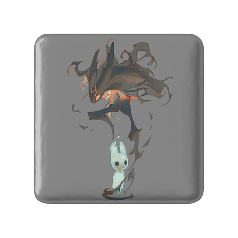 مگنت خندالو طرح بازی هالو نایت (Hollow Knight) مدل مربعی کد 32969