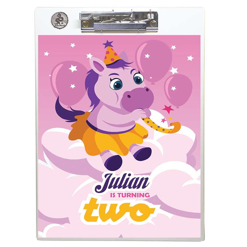 تخته شاسی طه چوب مدل Pink Horned Horse سایز A4