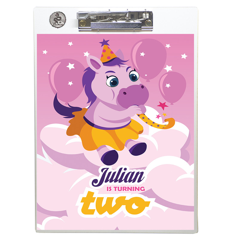 تخته شاسی طه چوب مدل Pink Horned Horse سایز A4