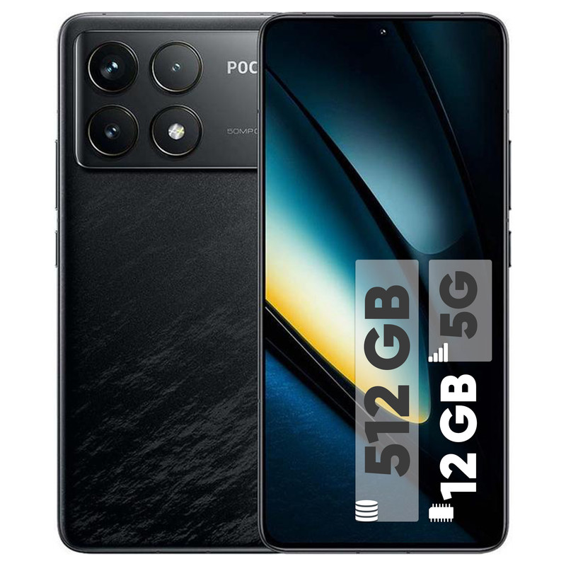 گوشی موبایل شیائومی poco F6 pro حافظه 512 گیگابایت رم 12 گیگابایت نمای ۳