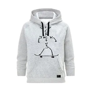 هودی زنانه مدل کاکتوس کد M131 رنگ طوسی