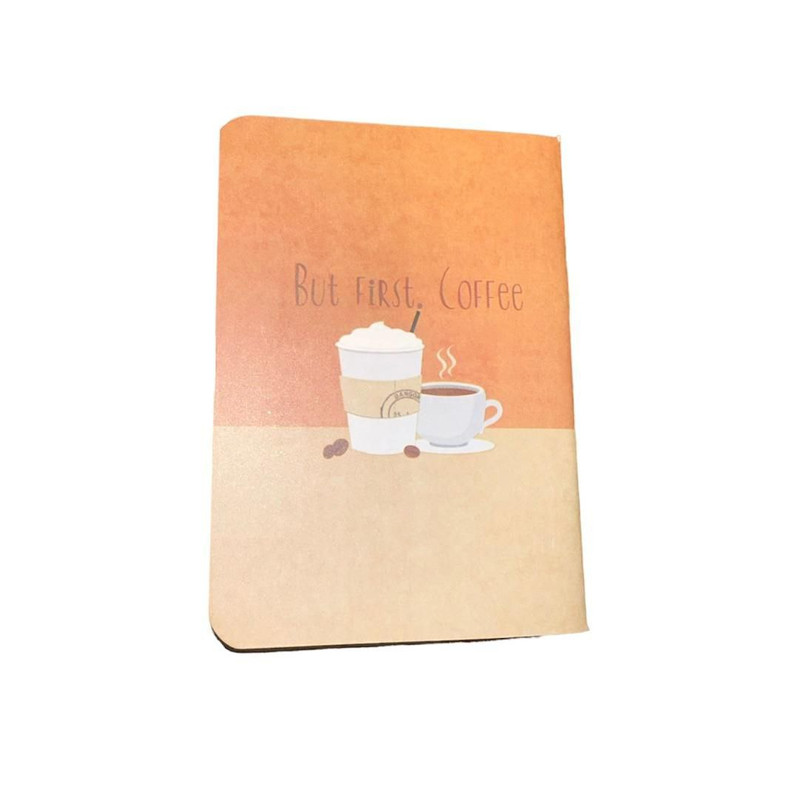 دفتر یادداشت سویل مدل پاسپورتی طرح coffee