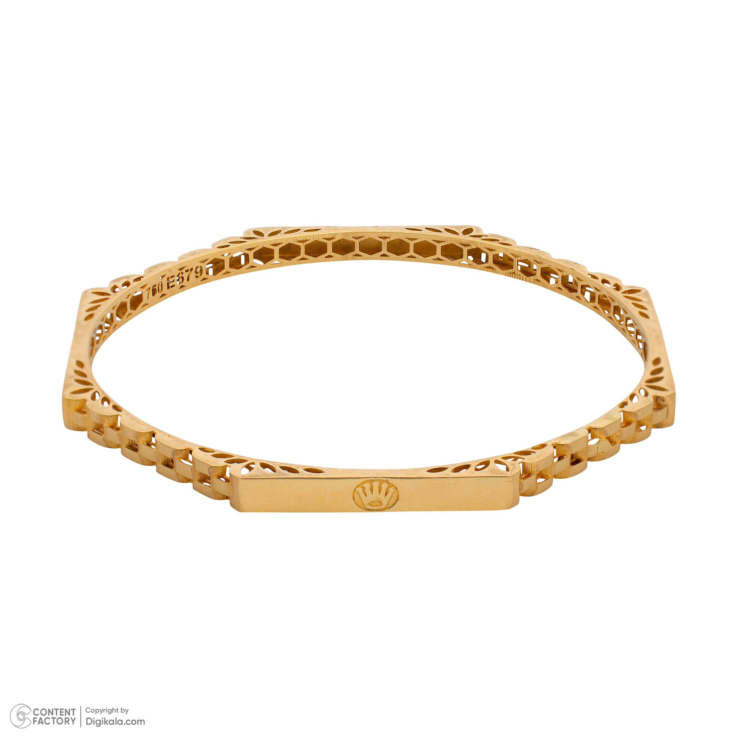 النگو طلا 18عیار رستا گالری مدل بنگل 14030211 النگو طلا 18عیار رستا گالری مدل بنگل 14030211