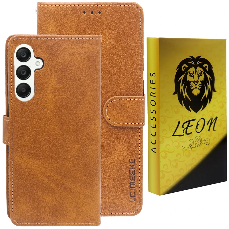 کیف کلاسوری لئون مدل Serenit Oro مناسب برای گوشی موبایل سامسونگ Galaxy A54