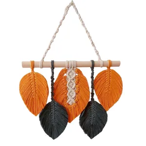 دیوارکوب بافتنی مدل مکرومه 