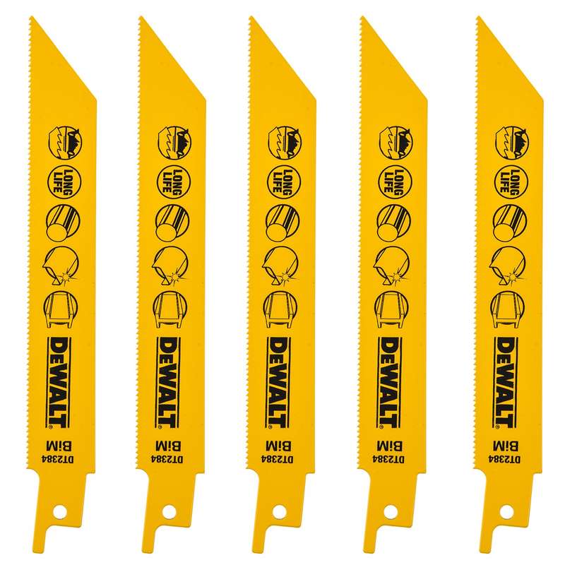 مجموعه 5 عددی تیغه اره افقی بر دیوالت مدل DT2384