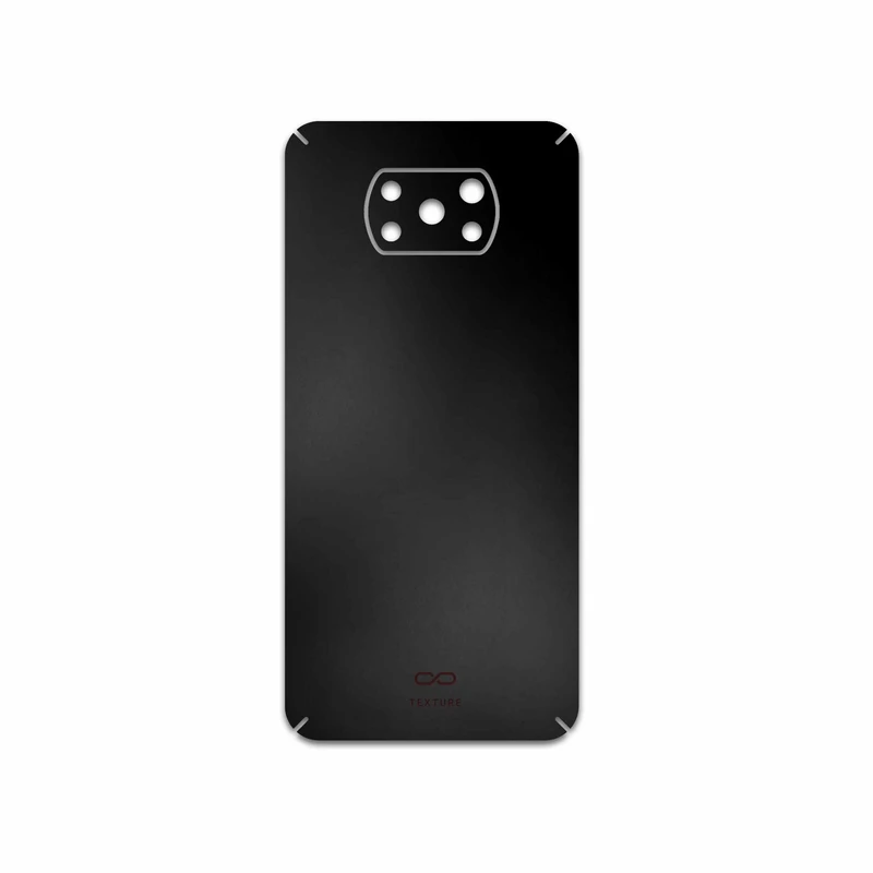 برچسب پوششی ماهوت مدل Matte-Black مناسب برای گوشی موبایل شیائومی Poco X3 Pro