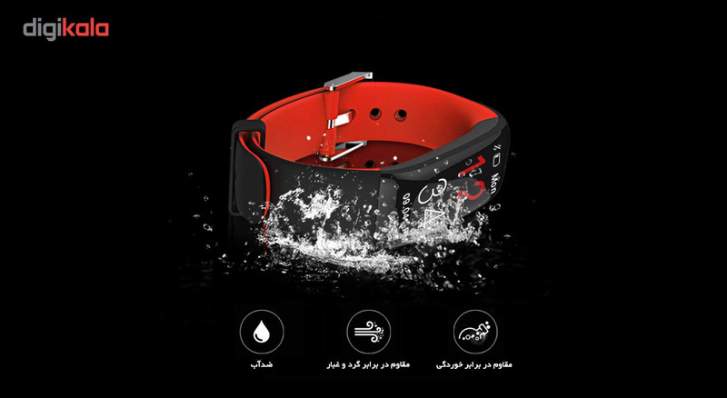 مچ بند هوشمند دابل سیکس مدل AK20 Red