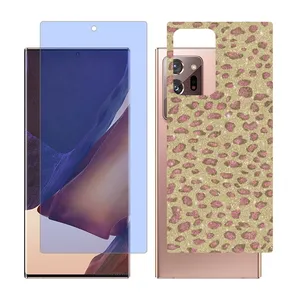 Glass together model blue cut screen protector suitable for Samsung Galaxy Note20 Ultra 5G mobile phone with back cover sticker