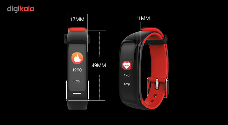 مچ بند هوشمند دابل سیکس مدل AK20 Red