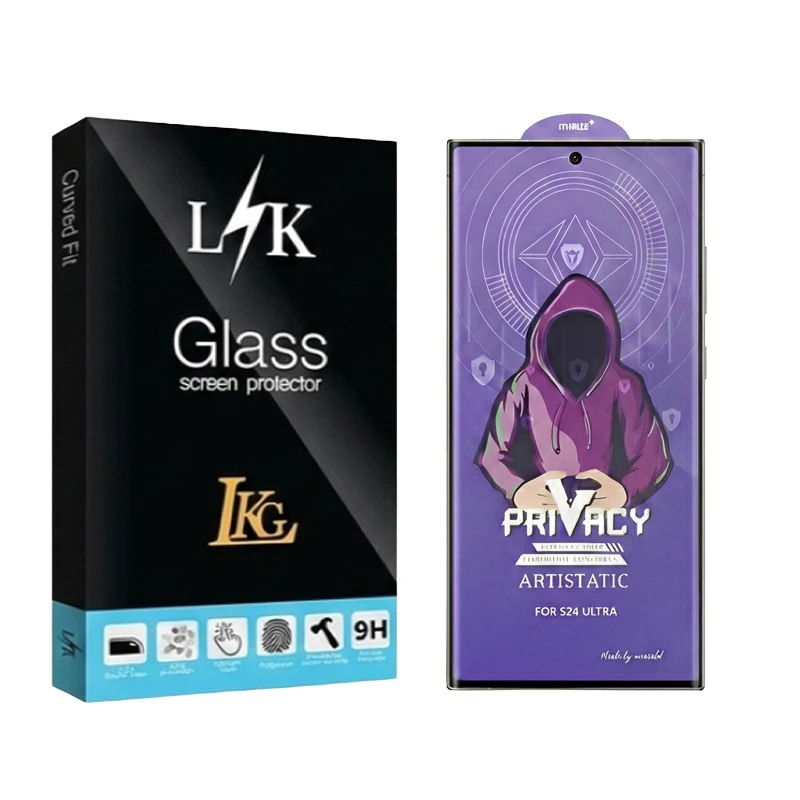 محافظ صفحه نمایش حریم شخصی ال کا جی مدل PRVMiT-LK مناسب برای گوشی موبایل سامسونگ Galaxy S24 Ultra