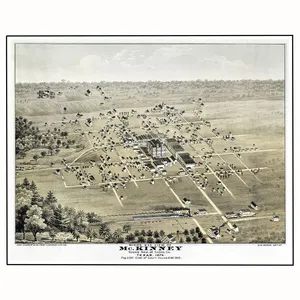 پوستر مدل  با تصویر نقشه پانورامیک  