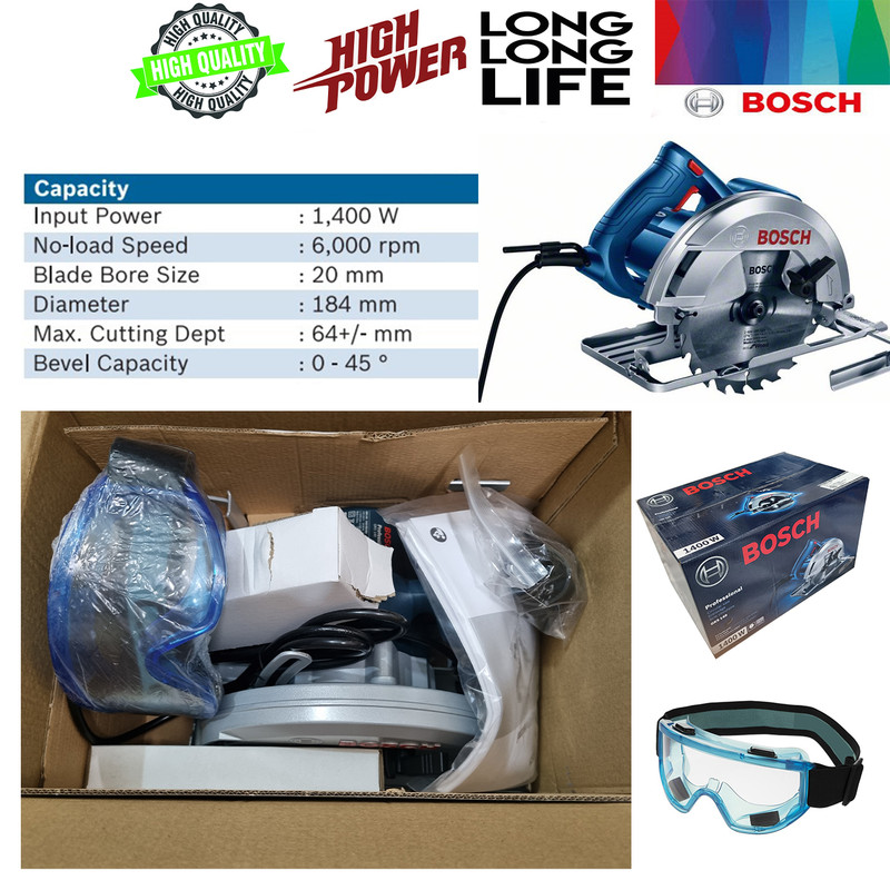 اره سینی بوش مدل 1400 کد GKS 140-184mm