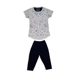 ست تی شرت و شلوارک دخترانه مدل Z87