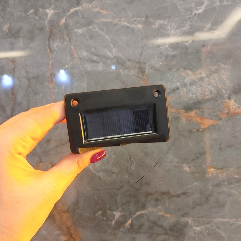 چراغ پارکی خورشیدی  طرح لب پله ای مدل SOLAR DECK LIGHTS مجموعه 12 عددی