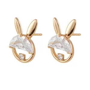 گوشواره زنانه ژوپینگ مدل خرگوش کد AAC1056