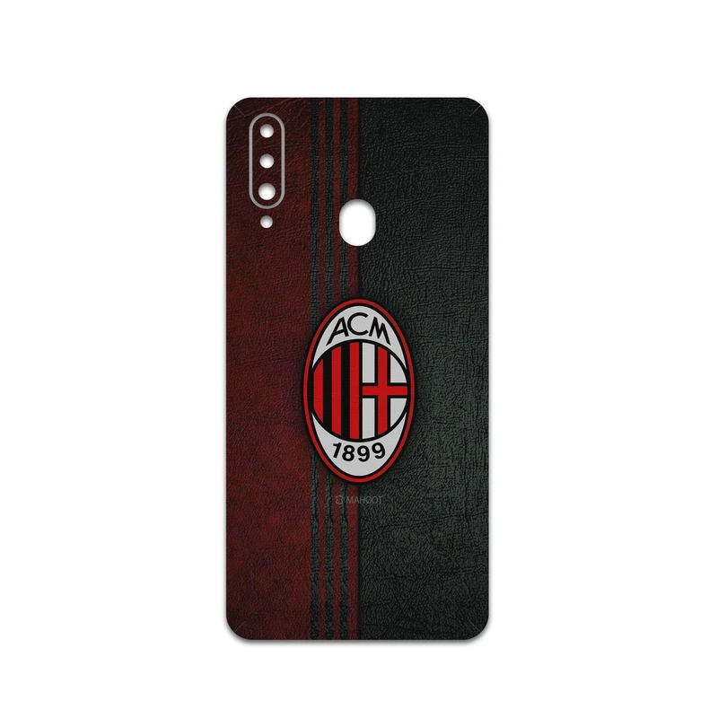 برچسب پوششی ماهوت مدل AC-Milan-FC مناسب برای گوشی موبایل سامسونگ Galaxy A20s