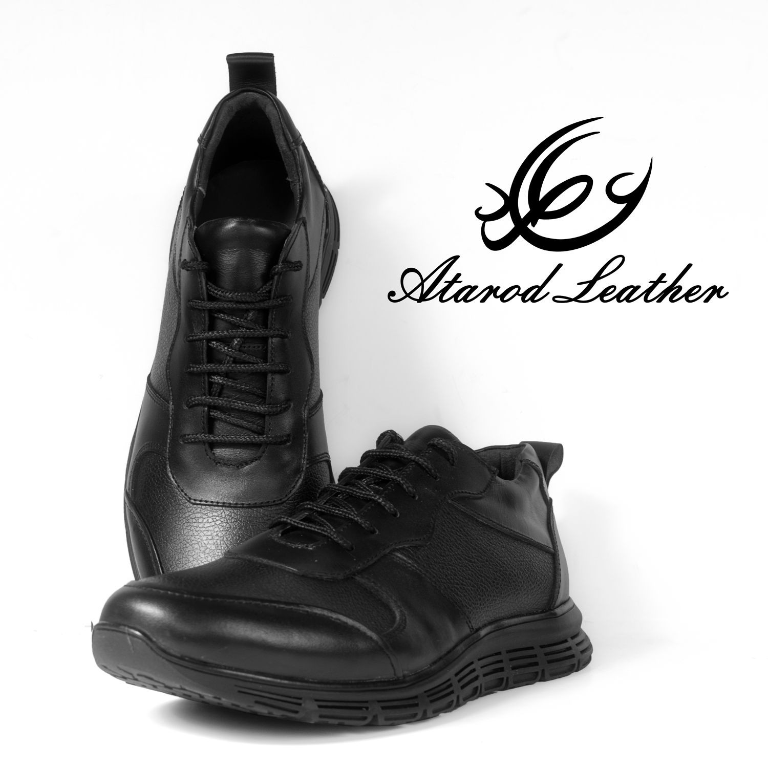کفش روزمره مردانه چرم عطارد مدل چرم طبیعی کد SH102 -  - 6