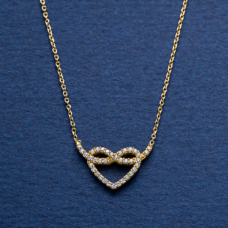 گردنبند طلا 18 عیار زنانه جواهری سون مدل 2168