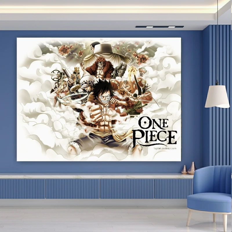 تابلو بوم طرح انیمه مدل وان پیس کد GR906