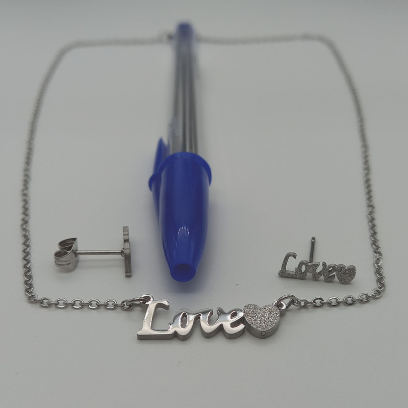 نیم ست زنانه طرح Love مدل NSZ110