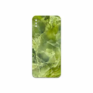 MAHOOT Green Crystal Marble Cover Sticker for Apple iPhone X