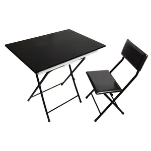 ست میز تحریر و صندلی میزیمو مدل باکسدار تاشو کد 9204