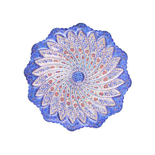 بشقاب مینا کاری کد 04