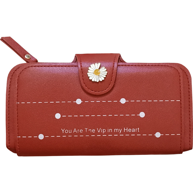 کیف پول زنانه مدل گل مروارید کد 1839