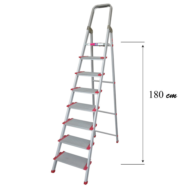 نردبان 8 پله آلوپات مدل پهن 20cm