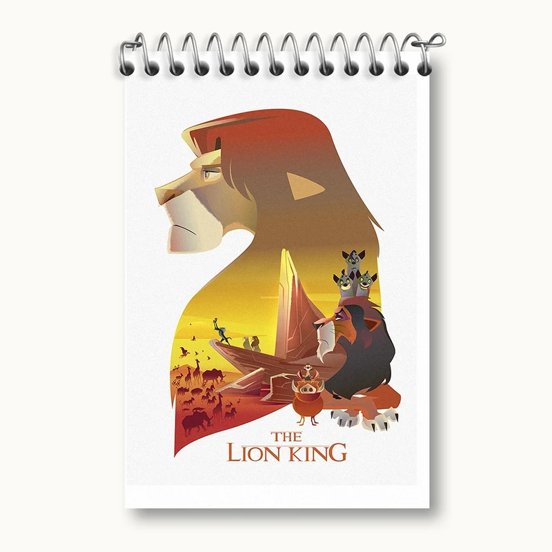 دفتر یادداشت 50 برگ خندالو مدل شیرشاه کد F2066