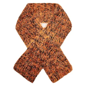 شال بافتنی زنانه مدل پاییز کد SHL13-OR