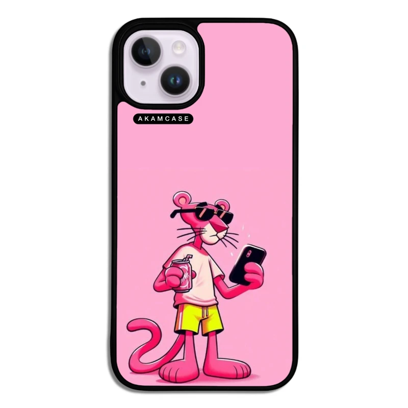 کاور آکام مدل AMC-WA14-PINK PANTHER8 مناسب برای گوشی موبایل اپل iPhone 14