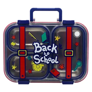 ظرف غذای کودک مدل Lx7156 طرح back to school