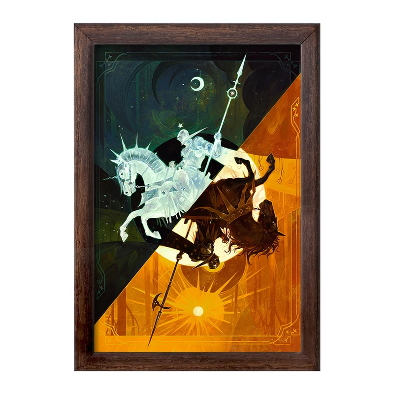 تابلو خندالو طرح شوالیه کد F1119