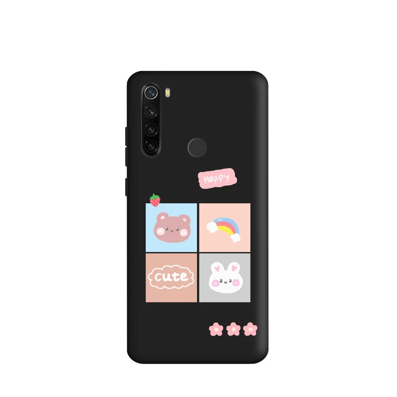 کاور قاب گارد طرح خرس و خرگوش کد t9293 مناسب برای گوشی موبایل شیائومی Redmi Note 8