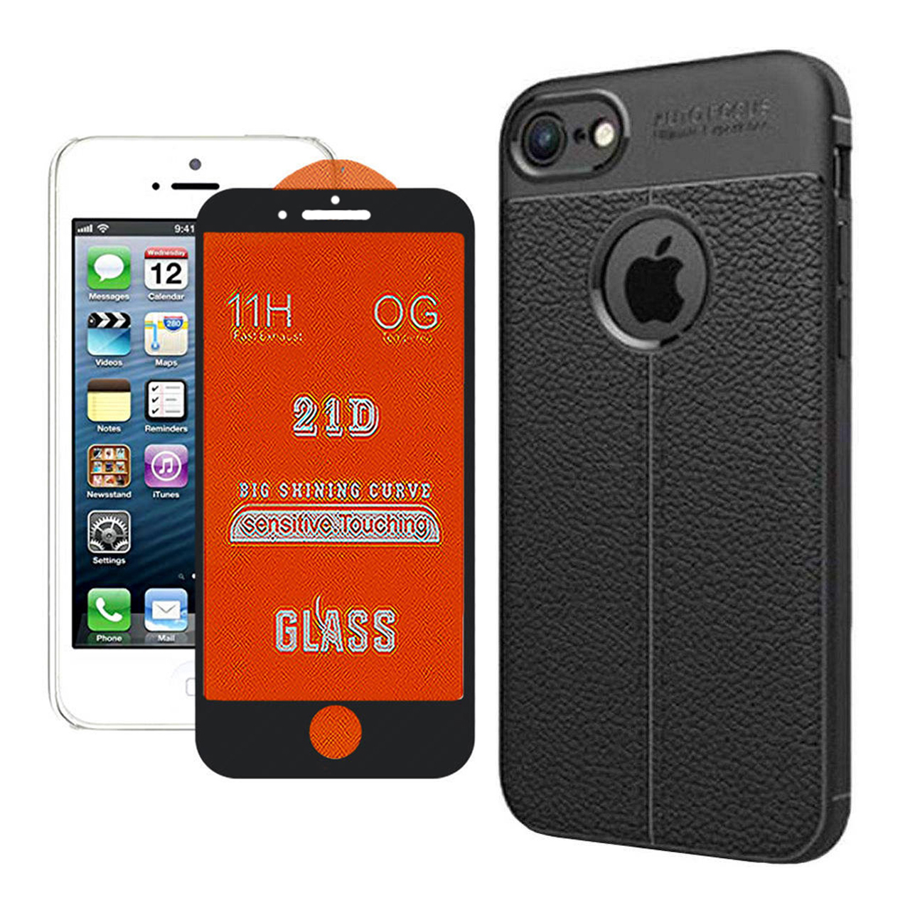 کاور مورفی مدل AG21 مناسب برای گوشی موبایل اپل Iphone 5/5s/SE به همراه محافظ صفحه نمایش