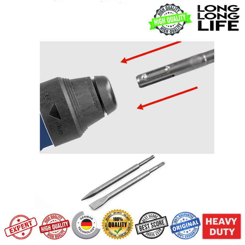 قلم تخریب چهار شیار کد L250 مجموعه دو عددی