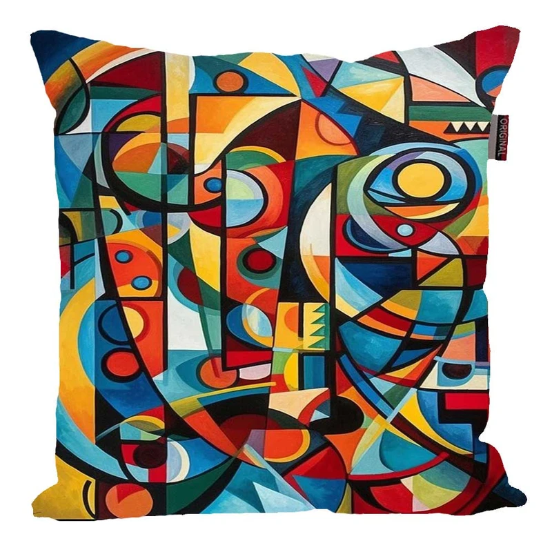 کوسن پاد آفرین مدل فانتزی طرح کوبیسم کد 2114