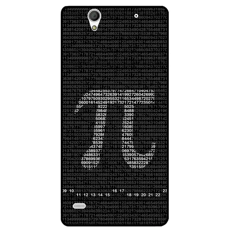 کاور مگافون طرح عدد پی مدل 7240 مناسب برای گوشی موبایل سونی Xperia C4